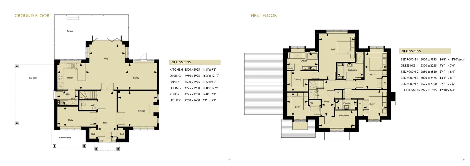 Floorplan for Plot 2, Ockford Road