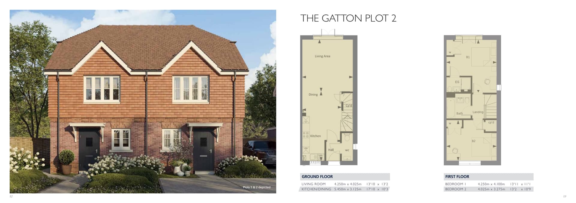 Floorplan for The Gatton, Whitestone Woods