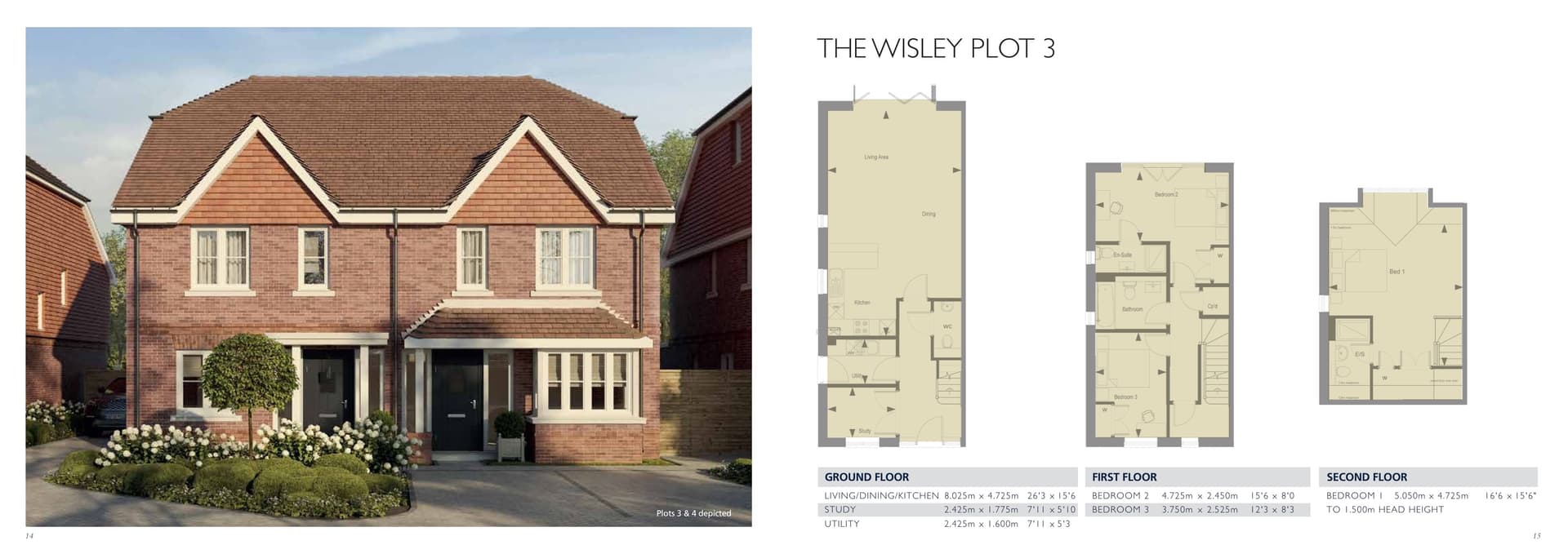 Floorplan for The Wisley, Whitestone Woods