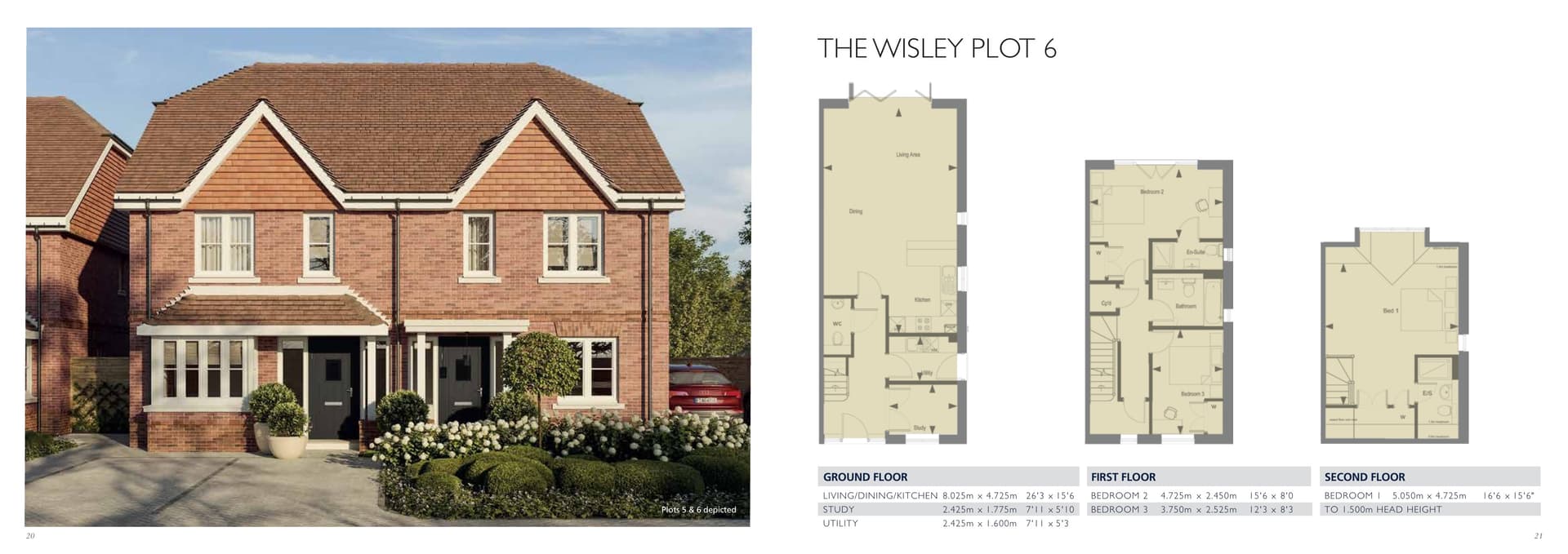 Floorplan for The Wisley, Whitestone Woods