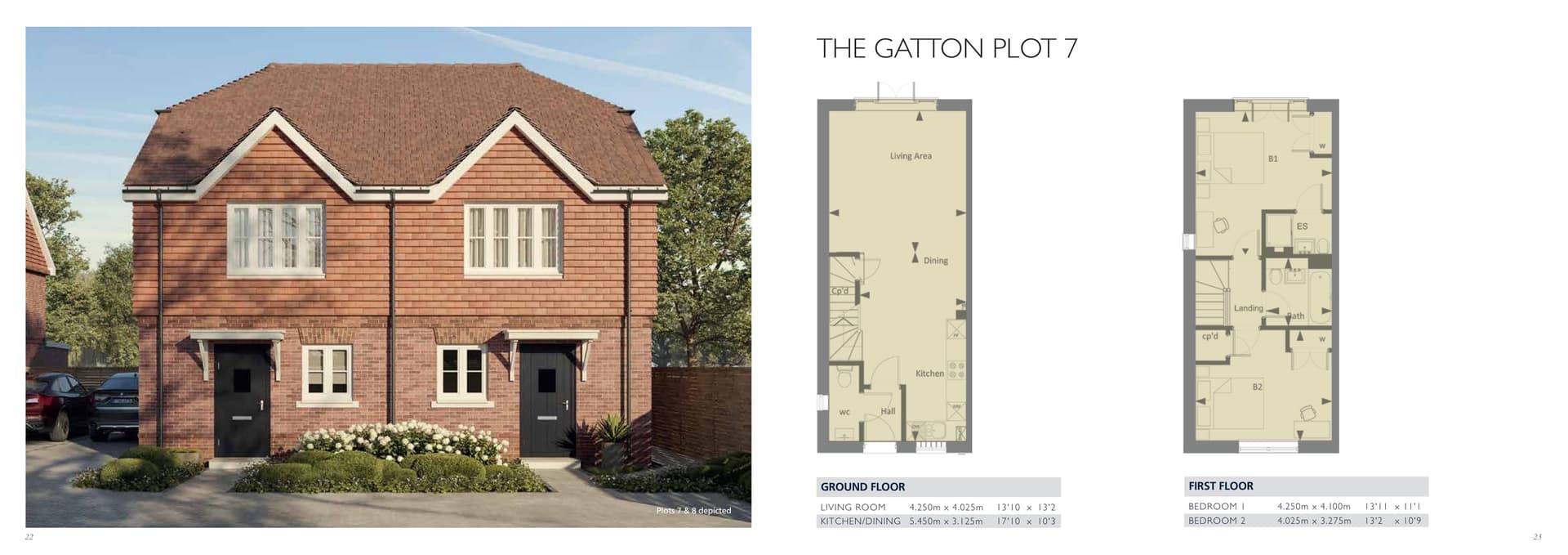 Floorplan for The Gatton, Whitestone Woods
